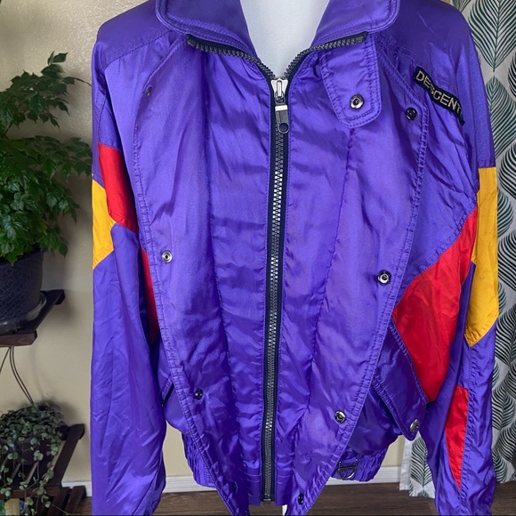 Descente vintage purple light weight ski jacket M - Picture 6 of 14
